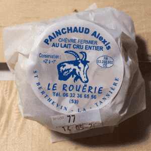 FROMAGE DE CHEVRE rond - demi-sec nature	- 140 g -